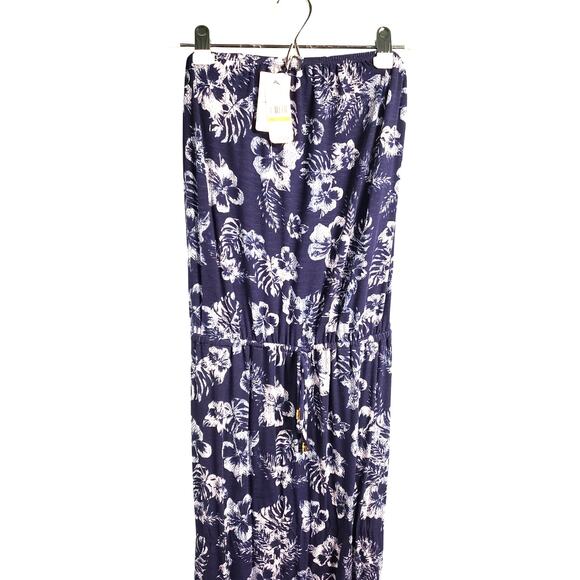 Tommy Bahama Chambray Blossom Maxi Dress TSW9041C 5862-Mare Navy Tropical - Picture 2 of 3